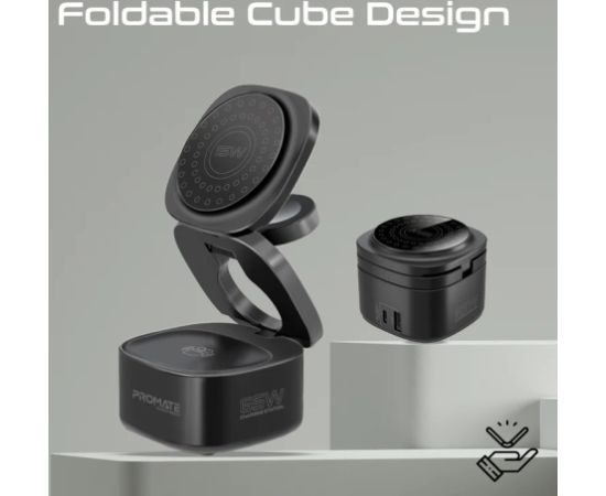 Promate Rubix-65W 4-in-1 GaNFast™ Foldable Беспроводная зарядная станция