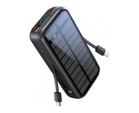 PROMATE SolarTank-20PDCi EcoLight™ Solar Переносная зарядная батарея 20000 mAh / QC3.0 / PD20W / Lightning / microUSB