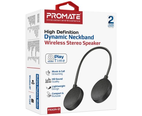 Promate Hook2 Dynamic Neckband Портативная колонка