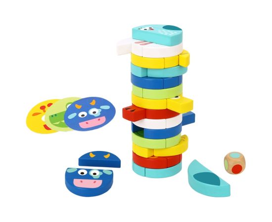 Koka spēle Jenga Animals