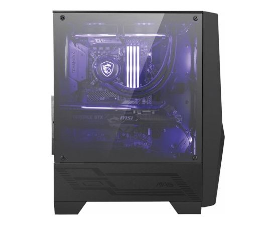 Case MSI MAG FORGE 100M MidiTower Not included ATX MicroATX MiniITX Colour Black MAGFORGE100M