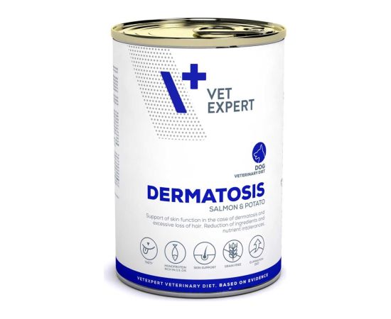 VET EXPERT Veterinary Diet Dermatosis Dog Salmon & Potato - wet food for dogs - 400g