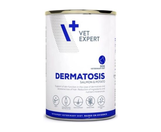 VET EXPERT Veterinary Diet Dermatosis Dog Salmon & Potato - wet food for dogs - 400g