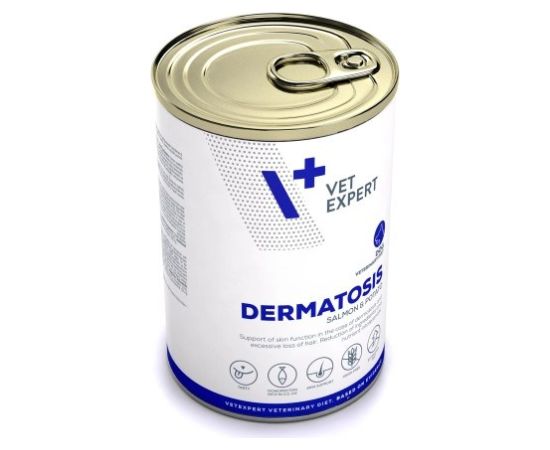 VET EXPERT Veterinary Diet Dermatosis Dog Salmon & Potato - wet food for dogs - 400g