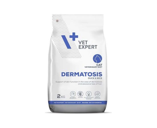 VET EXPERT Veterinary Diet Dermatosis Cat Duck & Rice – dry cat food – 2 kg