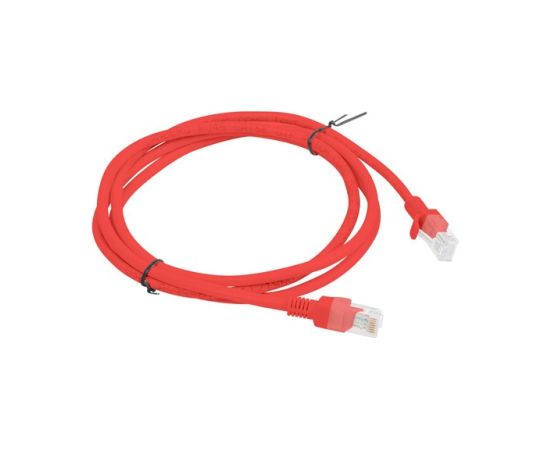 PATCHCORD KAT.5E UTP 1.5M CZERWONY FLUKE PASSED LANBERG 10-PACK