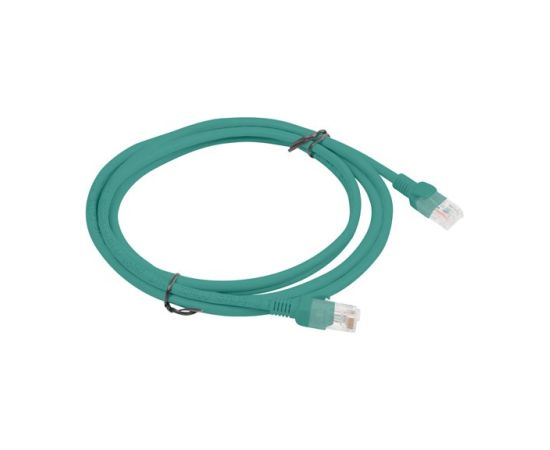 PATCHCORD KAT.5E UTP 2M ZIELONY FLUKE PASSED LANBERG 10-PACK