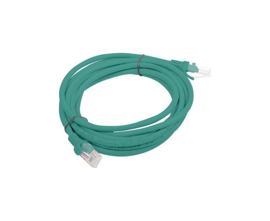 PATCHCORD KAT.5E UTP 3M ZIELONY FLUKE PASSED LANBERG 10-PACK