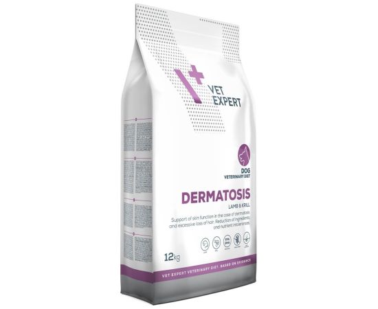 VET EXPERT Veterinary Diet Dermatosis Dog Lamb & Krill - dry dog food - 12 kg