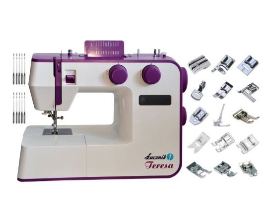 Lucznik ŁUCZNIK TERESA sewing machine, white-violet