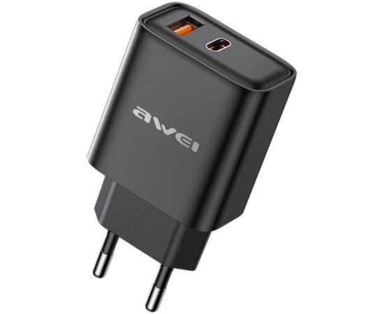 Charger Awei PD81-EU 22.5W USB-A/USB-C black