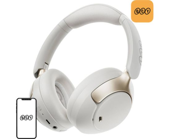 QCY H3 Pro Headphones (White)