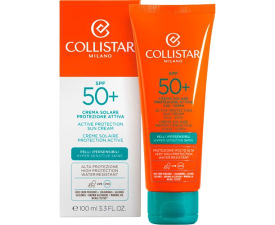 Collistar Active Protection Sun Cream Face-Body SPF50+ 100 ml