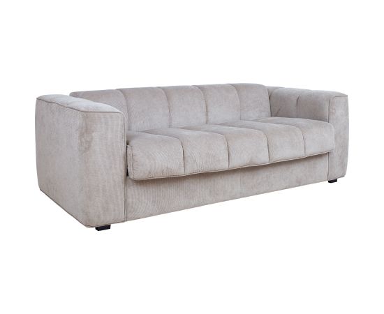 Sofa bed STELLA with spring mattress, beige