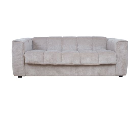 Sofa bed STELLA with spring mattress, beige