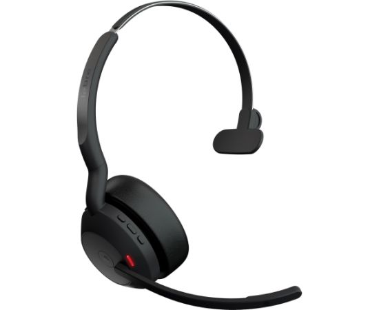 Jabra Evolve2 55, with charging station, headset (black, mono, Microsoft Teams, USB-A, Link380a)