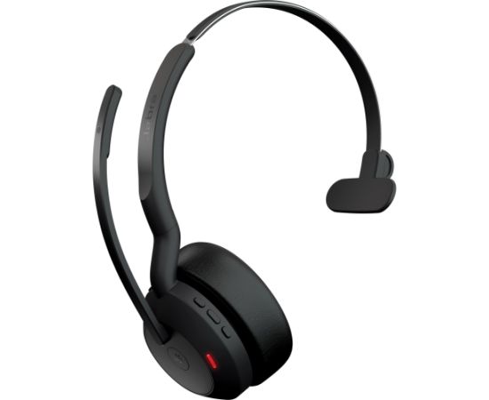 Jabra Evolve2 55, with charging station, headset (black, mono, Microsoft Teams, USB-A, Link380a)