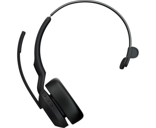 Jabra Evolve2 55, with charging station, headset (black, mono, Microsoft Teams, USB-A, Link380a)