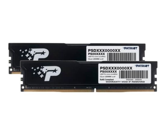 Patriot DDR4 - 64 GB -3200 - CL - 22 - Dual Kit DR, Signature Line (PSD464G3200K)