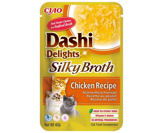 INABA CAT Dashi Delights Silky Broth Chicken - cat treat - 40g