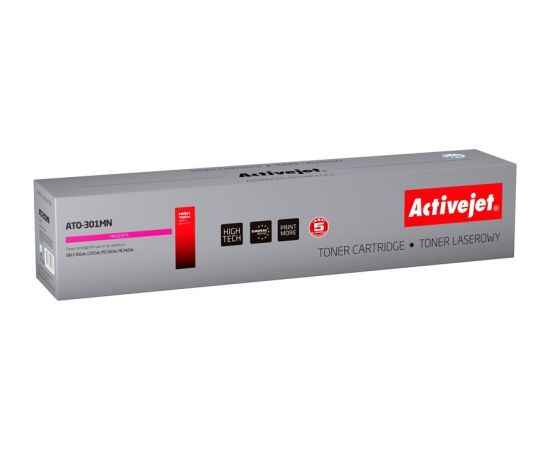 Activejet ATO-301MN toner (replacement for OKI 44973534; Supreme; 1500 pages; magenta)