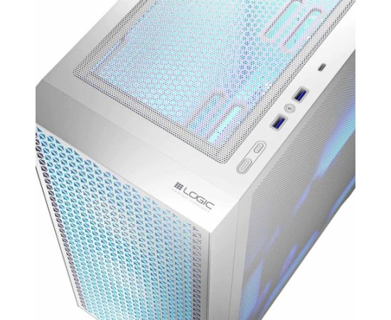 Logic 3 Logic DART PRO ARGB MIDI USB-C PC Case White