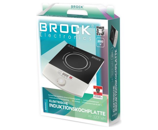 Индукционная плита BROCK HP 3201 WH 2000W