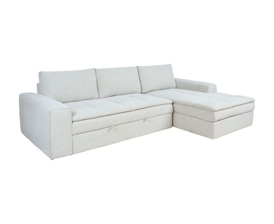 Corner sofa bed KAJA RC, beige