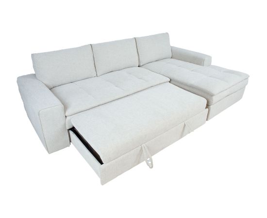 Corner sofa bed KAJA RC, beige