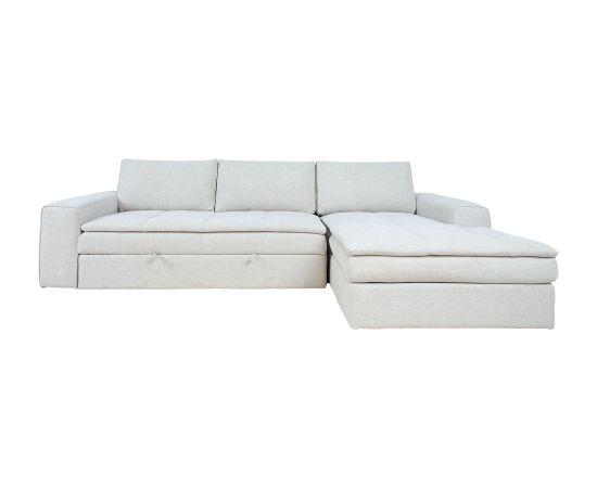 Corner sofa bed KAJA RC, beige