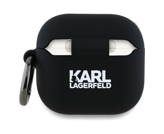 Karl Lagerfeld KLA4RUNCHK AirPods 4       cover czarny|black Silicone Choupette Head 3D
