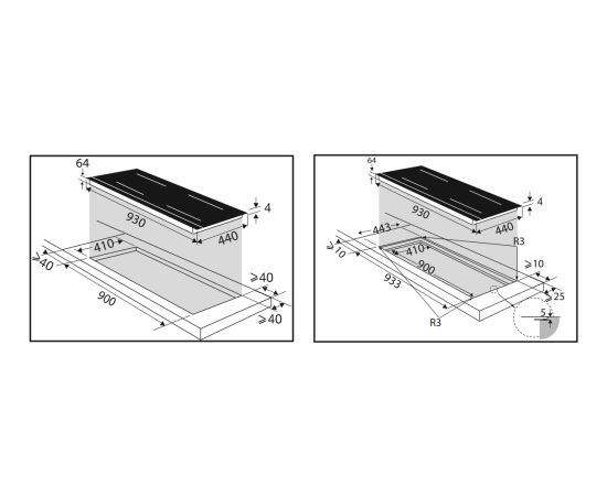 Induction hob De Dietrich