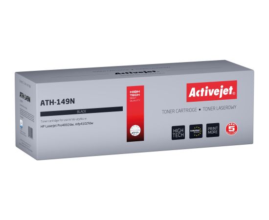 Activejet ATH-149N Toner (replacement for HP 149A HP149A W1490A; Supreme; 2,900 pages; black)