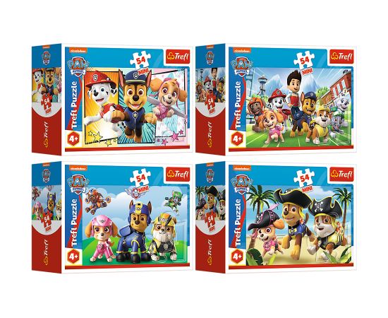 TREFL PAW PATROL Mini puzle Ķepu Patruļa, 54 gab.