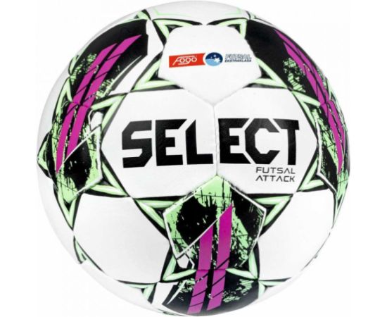 Futbola bumba SELECT Futsal Attack FOGO Ekstraklasa indoor ball white