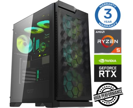 INTOP Ryzen 5 5600X 32GB 1TB SSD M.2 NVME RTX4060 8GB no-OS