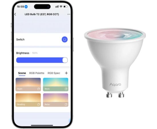 Aqara smart bulb LED T2 GU10 30W RGB CCT