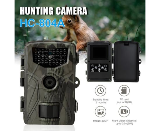 iWear HC804A HD Охотничья Камера 16MP Широкий 120 Угол Ночного Видения 0.3с Быстрый IR LED IP66 Зеленая