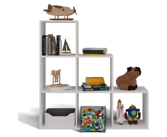 Top E Shop Topeshop STEP BIEL 3X3 living room bookcase