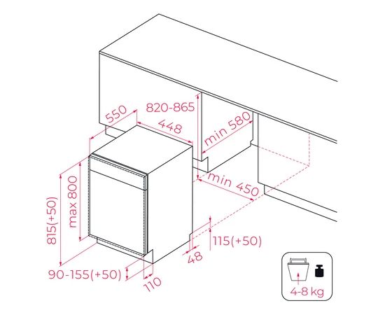 Built-in dishwasher Teka