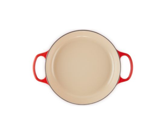 Le Creuset Čuguna katls sekls 30cm / 3,5L sarkans