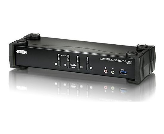 ATEN switch KVM CS1924-AT-G 4-PORT USB 3.0 4K DISPLAYPORT (CS1924-AT-G) - KVVATEPRZ0008