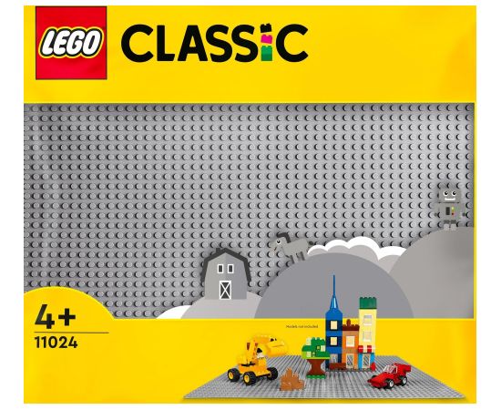 LEGO Classic Szara płytka konstrukcyjna 12szt. (11024)