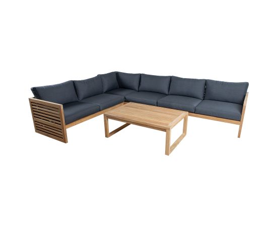 Set SERENITY corner sofa 2+2+2 and table