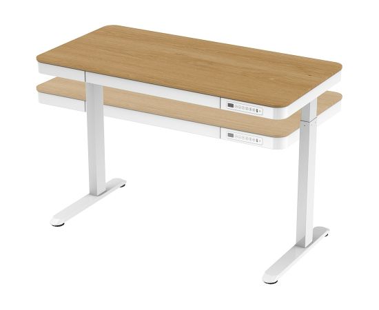 Tuckano Electric height adjustable desk ET119W-C white/oak