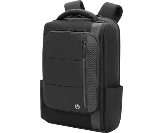 RENEW GOLD Executive 16 Backpack, Water Resistant, Expandable, Cable Pass-through USB-C port – Black, Grey / 6B8Y1AAR