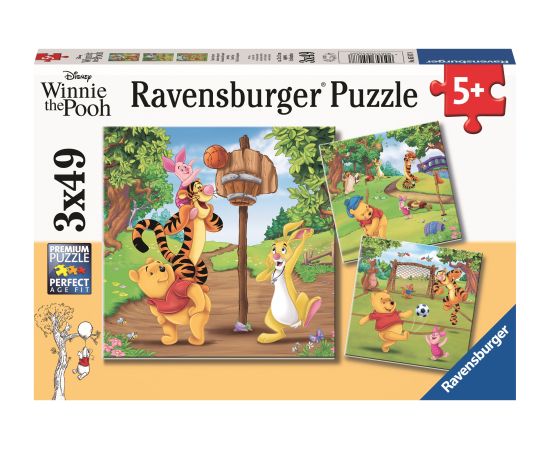 Ravensburger Puzzle 3x49 pc Winnie the Pooh - Sports Day