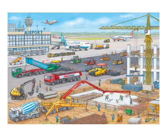 Ravensburger Puzzle 100 pc Constructionsite at the Airport