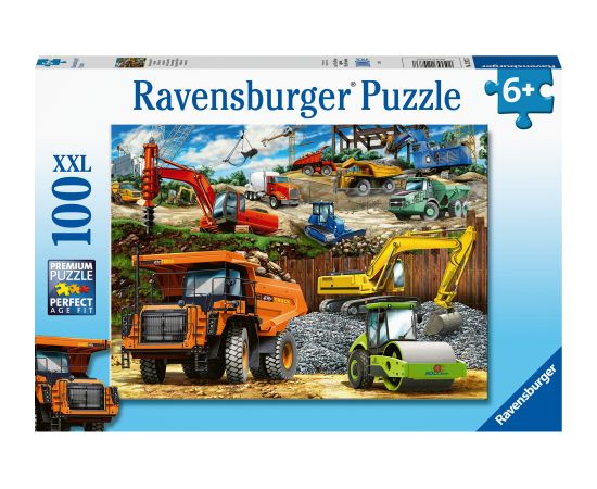 Ravensburger Puzzle 100 pc Construction Machinery