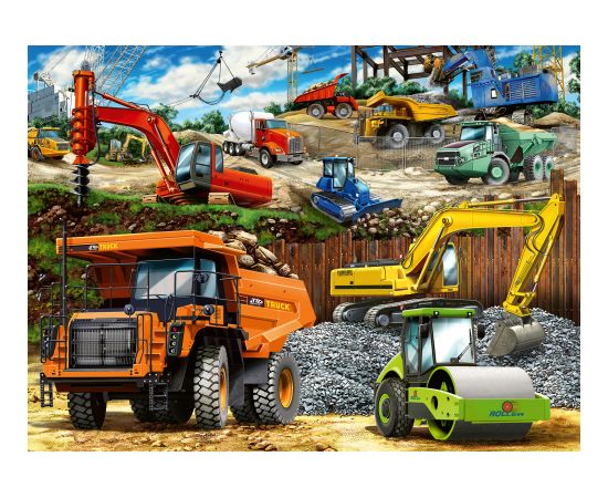 Ravensburger Puzzle 100 pc Construction Machinery